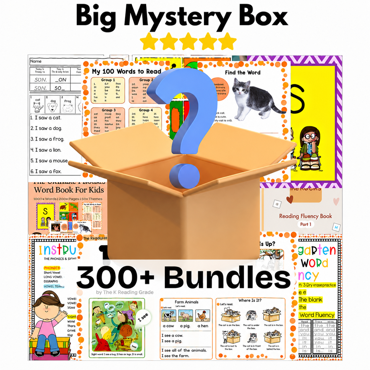 🎁 Big Mystery Box: 300+ Kids Learning Bundles