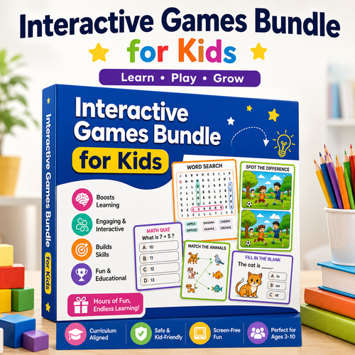 🎮✨ Interactive Games Bundle for Kids ✨🎮